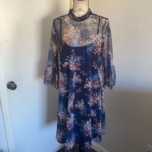 Luxology Floral Attached Lining Dress